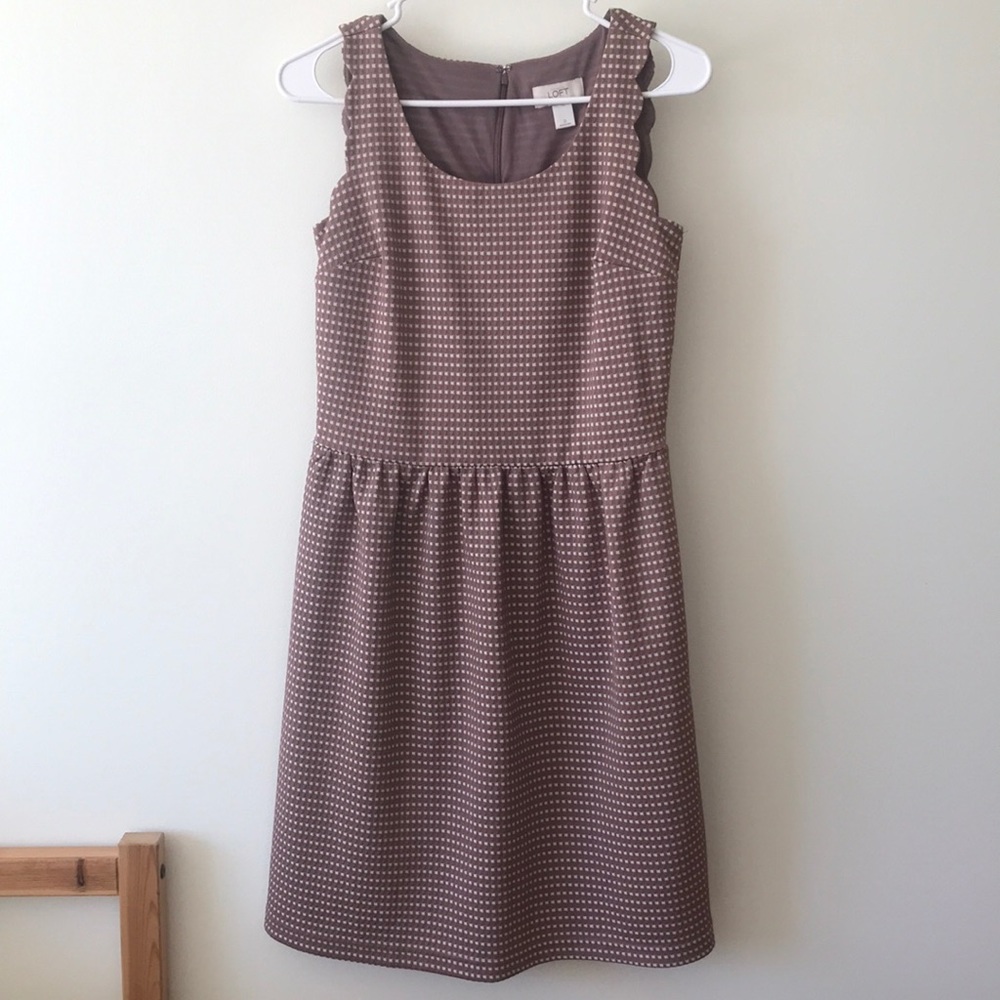BLUSH PINK AND WHITE DRESS